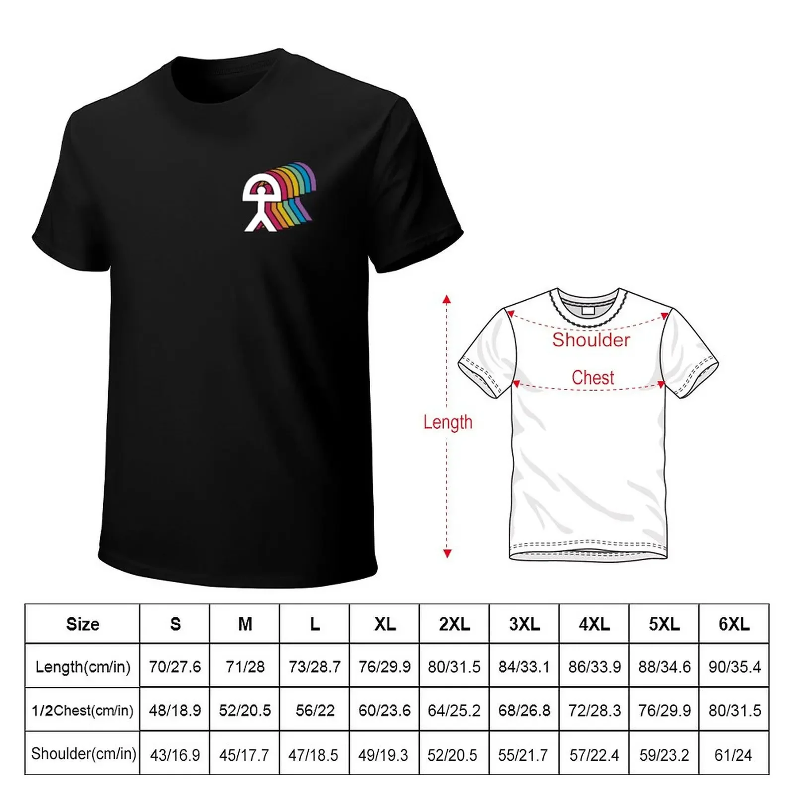 Indalo Rainbow T-Shirt graphics cute clothes aesthetic clothes oversized t shirt men