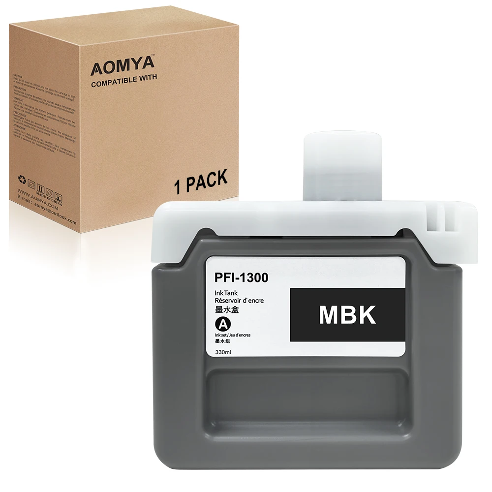 PFI-1300 PFI1300 Ink Cartridge 330ml Kit For Canon Pro 2000 4000 4000s 6000 6000s Pro 2100 4100 6100 With Pigment Ink