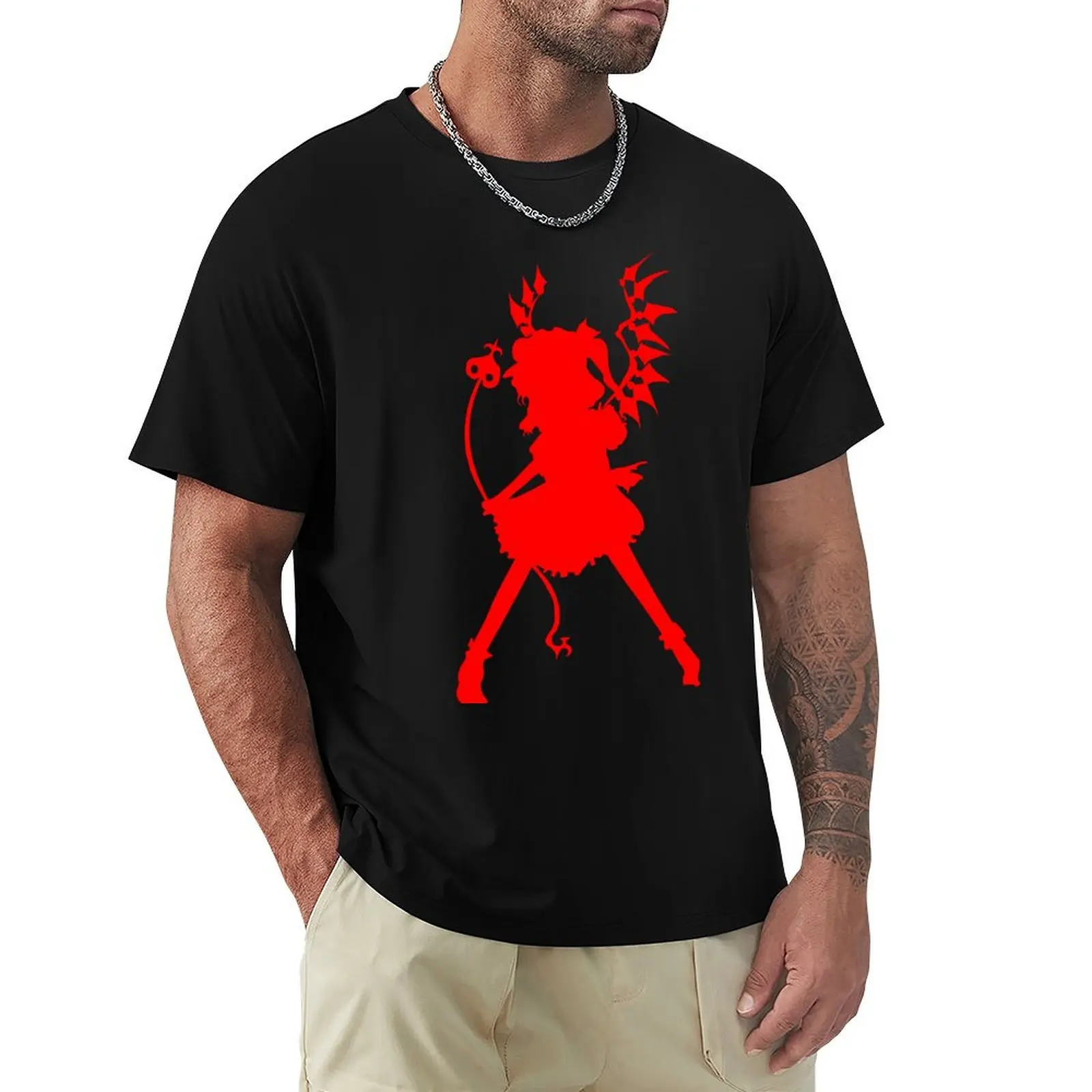 

Flandre Scarlet (Red) - Touhou Project T-Shirt Casual Streetwear Short Sleeve Tee