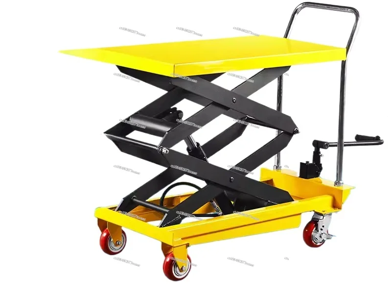 Portable Manual Hydraulic Lift Table, Enhance Your Workflow, Compact, Ergonomic, Versatile for Easy Lifting!