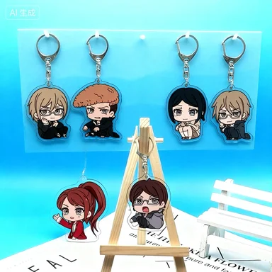 

Anime Danganronpa Funny Cute Accessories Bag Charm Creative Keyring Gifts Acrylic Keychain Backpack Pendant Keyring Gifts