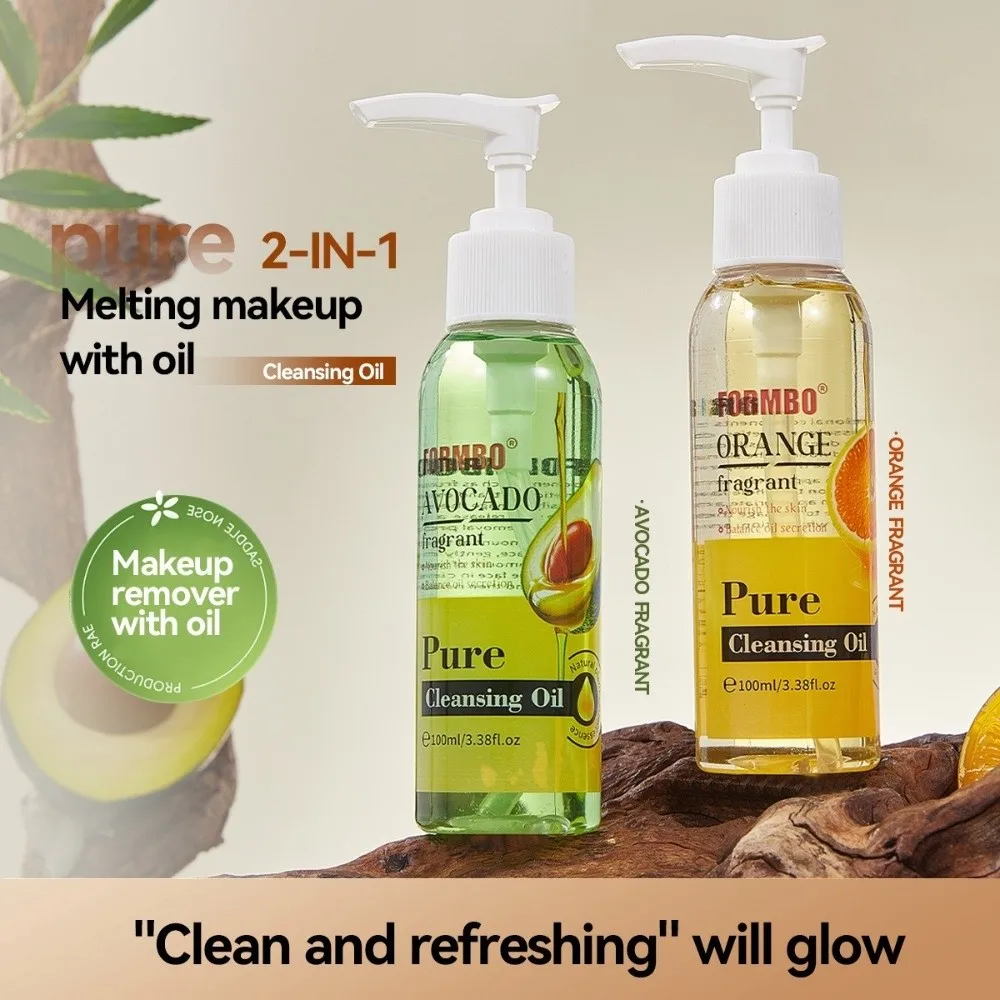 Refreshing Feel Purifying Pores Makeup Removal Oil Non-Irritating Soothing Skin Makeup Remover Gentle Cleansing Oil Facial Care