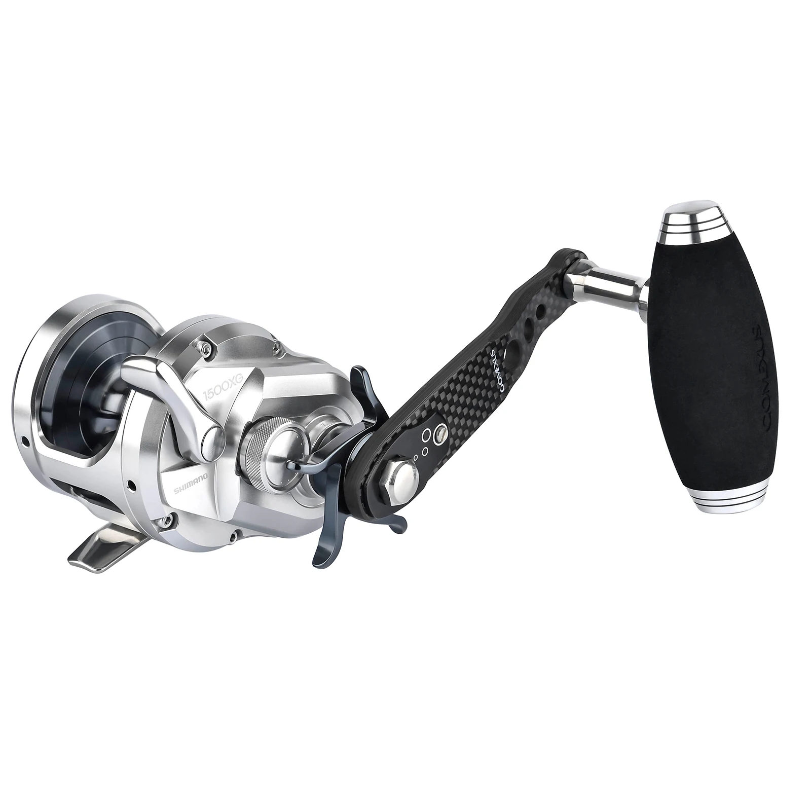 Gomexus Jigging Handle For Shimano Ocea Jigger Tekota Conquest Tranx 300  Daiwa Saltiga BJ Reel Handle Fuego CT Baitcasting 90mm