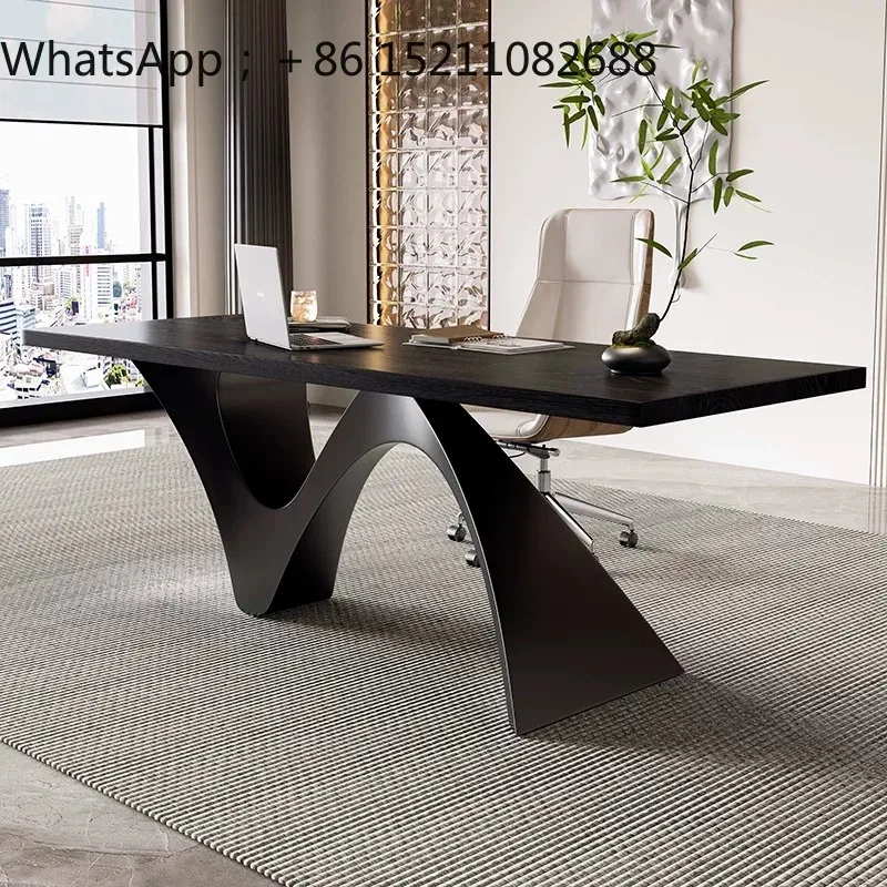 LLY light luxury solid wood small boss table desk single desk modern simplicity high-end minimalism