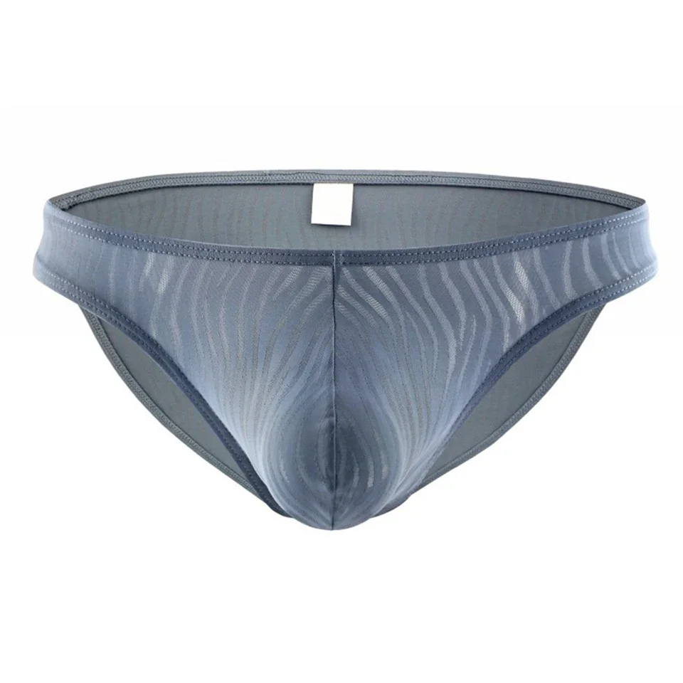 1pc Men Solid Color Briefs Thin Quick Dry Breathable Underwear U Shape Pouch Underpants Panties Hips Lift Briefs