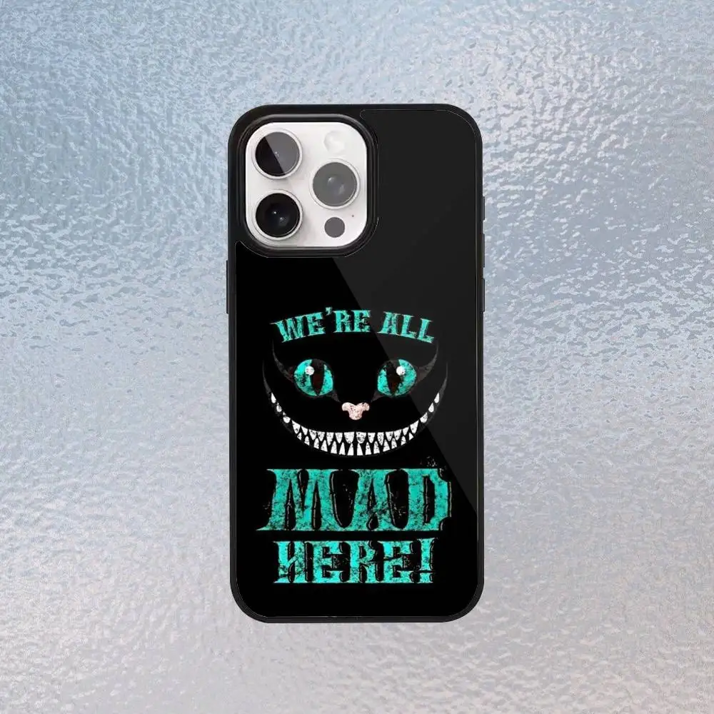 حافظة هاتف شيشاير كات لهاتف آيفون 17،16،15،14،13،12،11 بلس، برو ماكس شحن لاسلكي مغناطيسي Magsafe