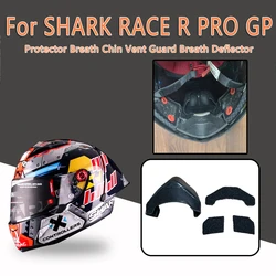 Helmet Nose Guard Nose Protector Breath Chin Vent Guard Breath Deflector Chin Rete For SHARK RACE R PRO GP