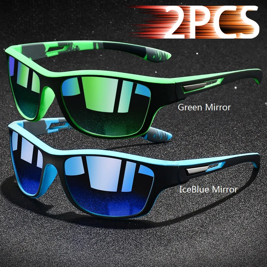 Modische Vintage-Sonnenbrille für Radfahren, Angeln und Sport - Unisex-Sonnenbrille für Laufen, Radfahren und Bergsteigen – Detail 18