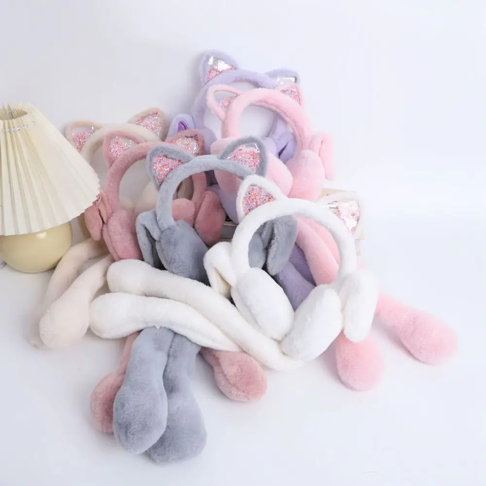 Winter Plush Ear Warmers For Women Kids Cute Korean Style Windproof Ear Covers Soft Thermal Outdoor Cold Accessory