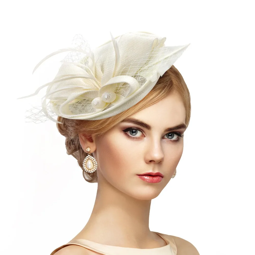 

Fashion Headpiece 3D Flower Fascinators Hat Large Flower Formal Rose Fascinators Tea Party Hats Large Flower