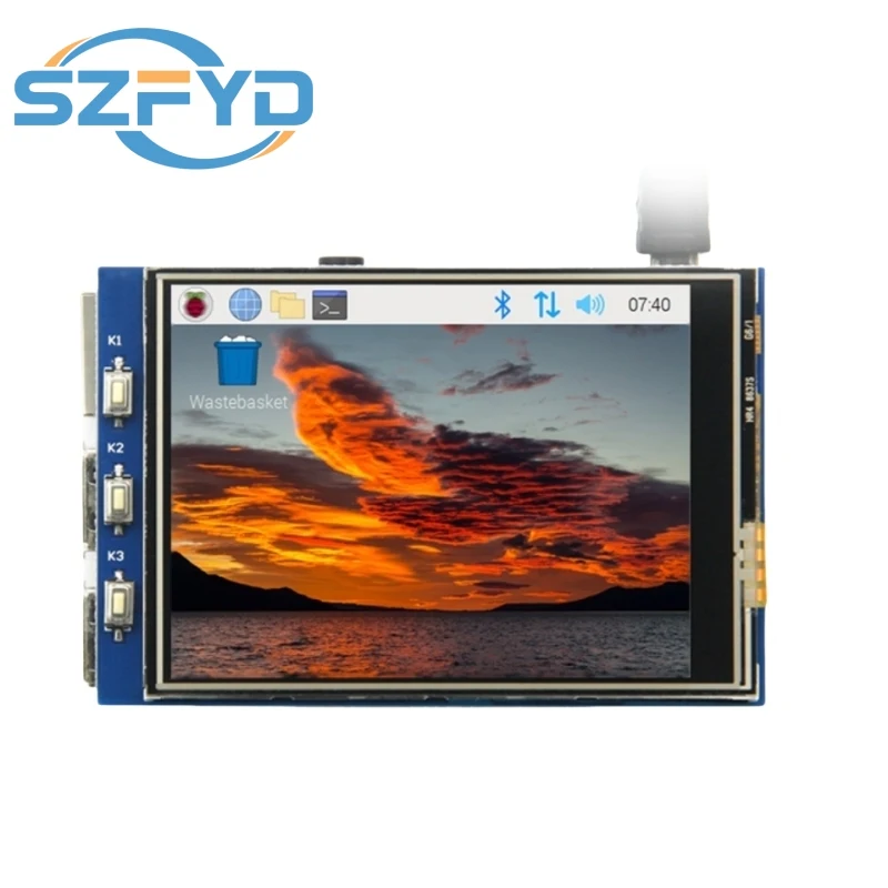 3.2 بوصة TFT 320x240 شاشة LCD تعمل باللمس شاشة عرض SPI واجهة وحدة الذكية LCD التوت بي 3B + /4 B نموذج B