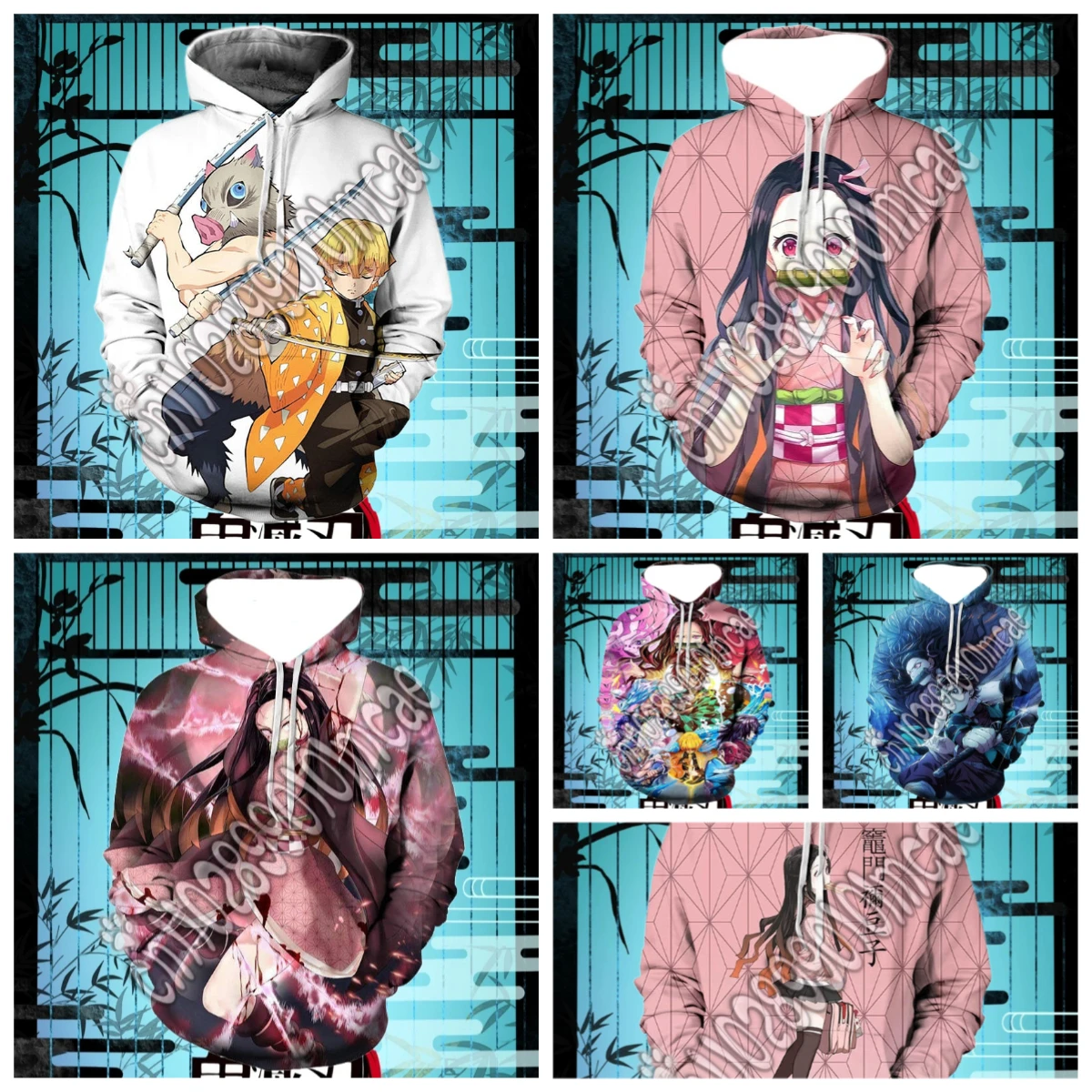 

2025/26 Anime Demon Slayer Kimetsu No Yaiba 3D Hoodie Sweatshirts Agatsuma Zenitsu Tomioka Giyuu Cosplay Men Coat Outfit