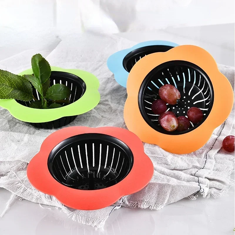 

Kitchen Sink Filter Strainer Sewer Strainer Stopper Floor Drains Hair Catcher Waste Collector for Kitchen Bathroom Accessories