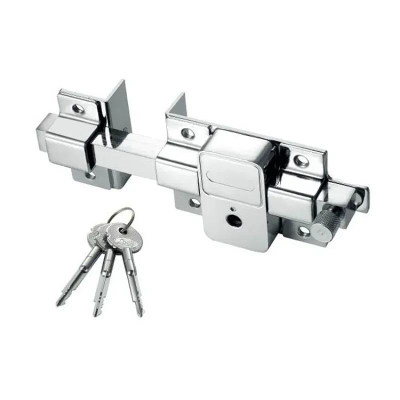 Garden Fence Door Cross Key External Lock, Anti-theft Door Bolt, Heavy-duty Wooden Door Lock, Bolt Lock