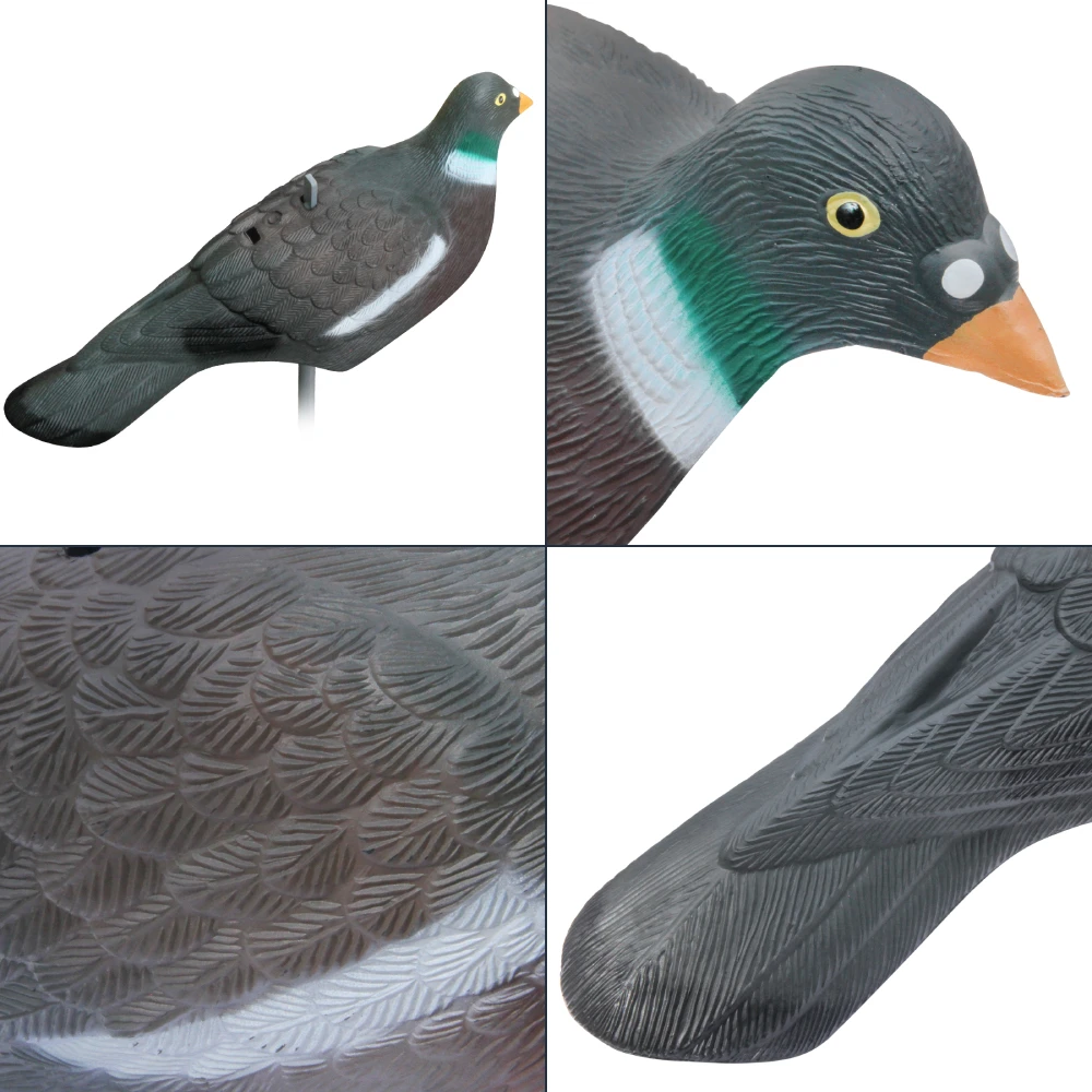 GUGULUZA 1Pcs Pigeon Decoy Hunting Bait Shooting Trap Pest Control Garden Scarecrow 30cm for Home Garden Yard Decoration