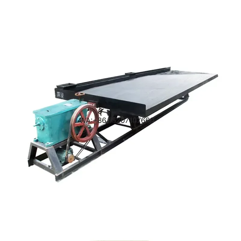 Wmwmnu for Easy Installation High Gold Recovery Rate Shaking Table Gravity Separation Gold Mineral Separator Mining Machinery