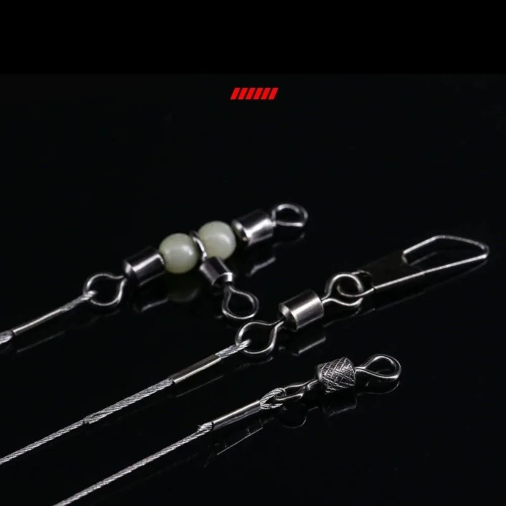 

100Pcs Durable 1.0-2.8mm Fishing Line Tube Connectors Round Stainless Steel Single Barrel Crimp Sleeves Crimping Loop Sleeve