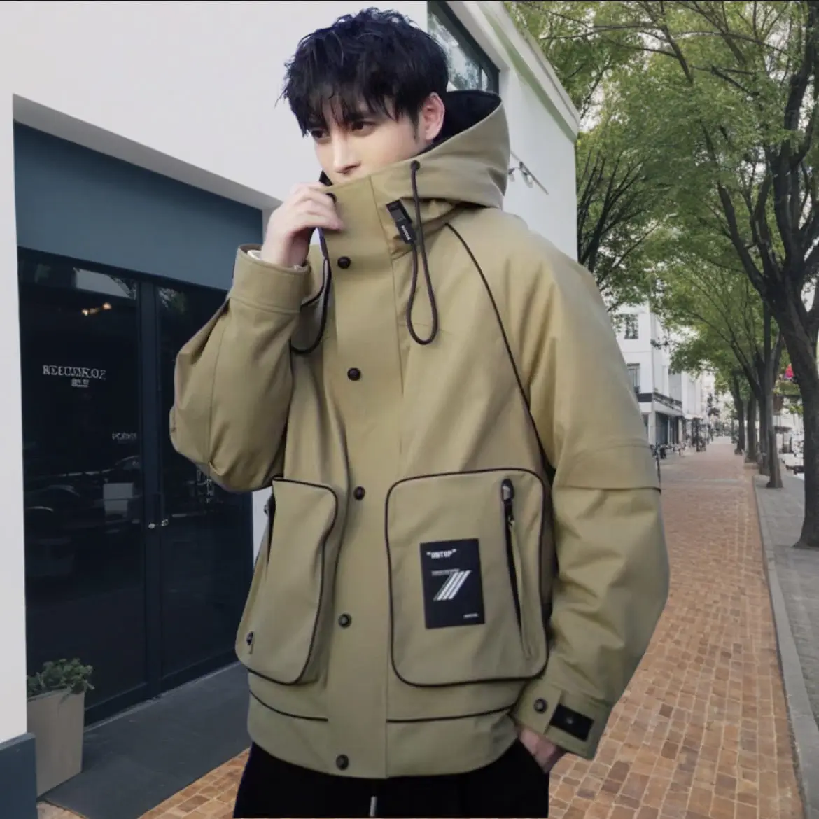 Sports Skiing Jackets Winter Men Puffer Jacket Windproof Waterproof Outdoor Snow Clothing Warm Parkas Cargo Coat Snowboard Tops