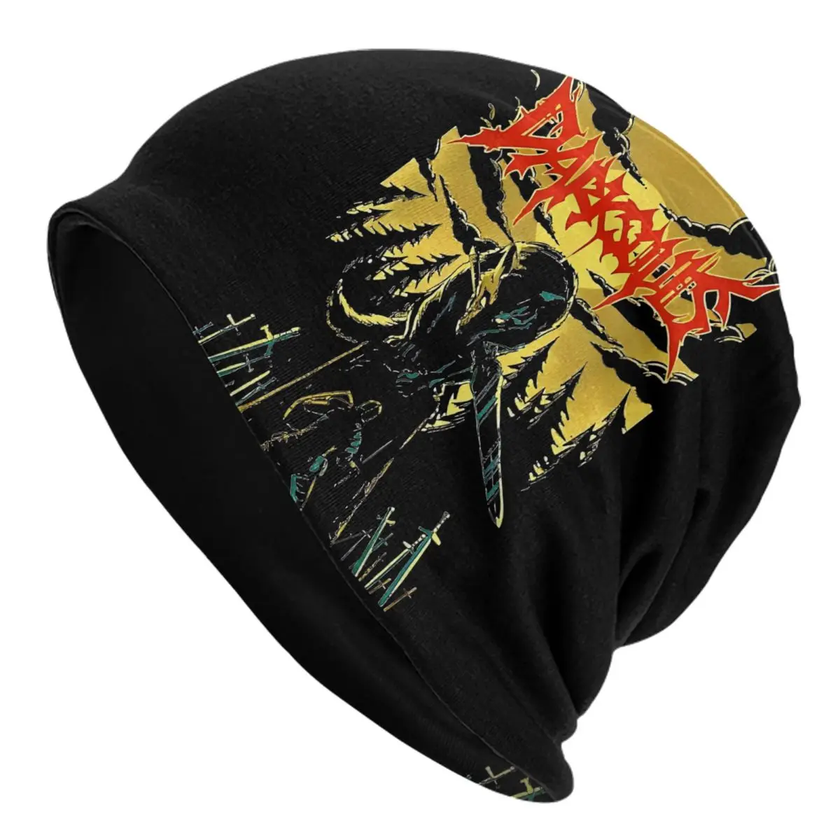 Dark Souls Metal Band Bonnet Hats Hip Hop Street Skullies Beanies Hats Game for Men Women Warm Dual-use Caps