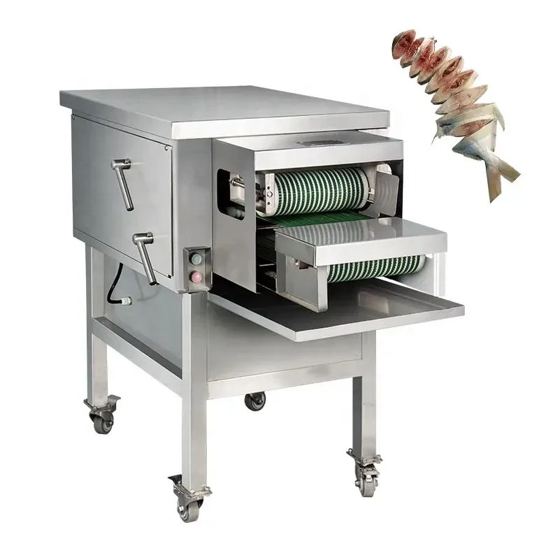 Automatic Electric Electronic Fresh Fish Cutting Processing Cutter Machine Equipment Price