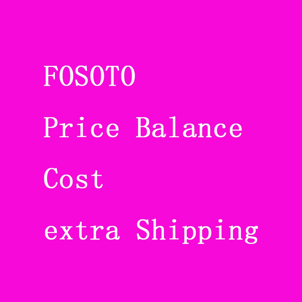 Additional shipping fee &Price Balance