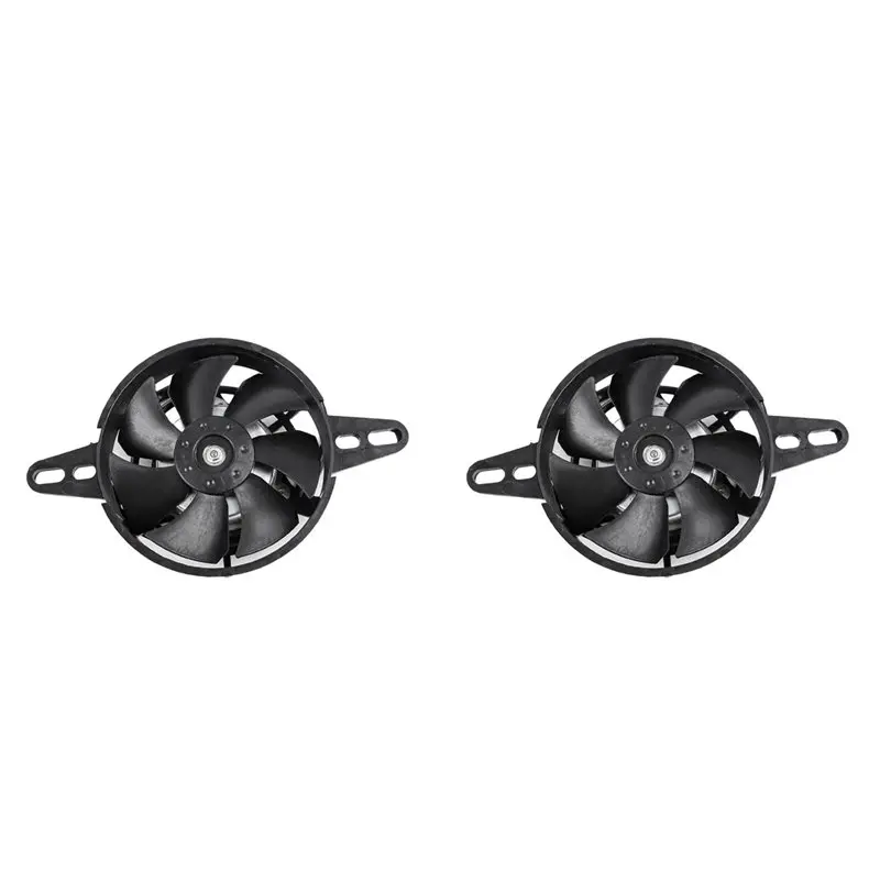 2X Motorcycle Radiator Cooling Fan Oil Cooler Water Cooler Fan For Dirt Bike Motocross ATV Go Kart Quad-AS55