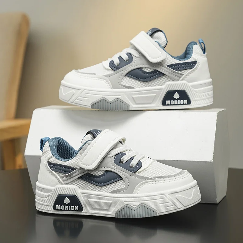 

2025 New autumn children's soft-soled girls' sports shoes boys' breathable and anti-slip board shoes and students' casual shoes