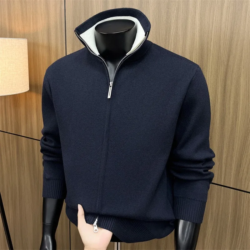 Jacquard Knitted Cardigan Casual Loose Knit Sweater Open Front Daily Wear Outerwear Tops
