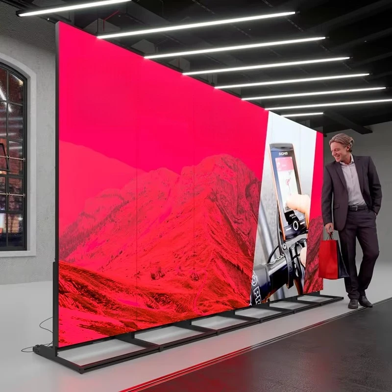 P2 P2.5 P3 Indoor Full Color LED Advertising Poster Screen Digital LED Display Panel For Trade Show Exhibition Commercial Event