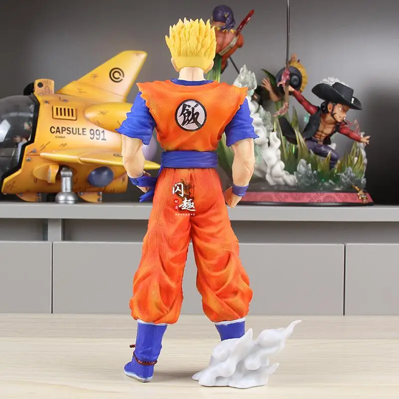 Stock 28cm Anime Dragon Ball Z Figure Gohan Future Hero Ver. Gohan Figurine Replacement Head Arms Pvc Gk Action Figure Model Toy