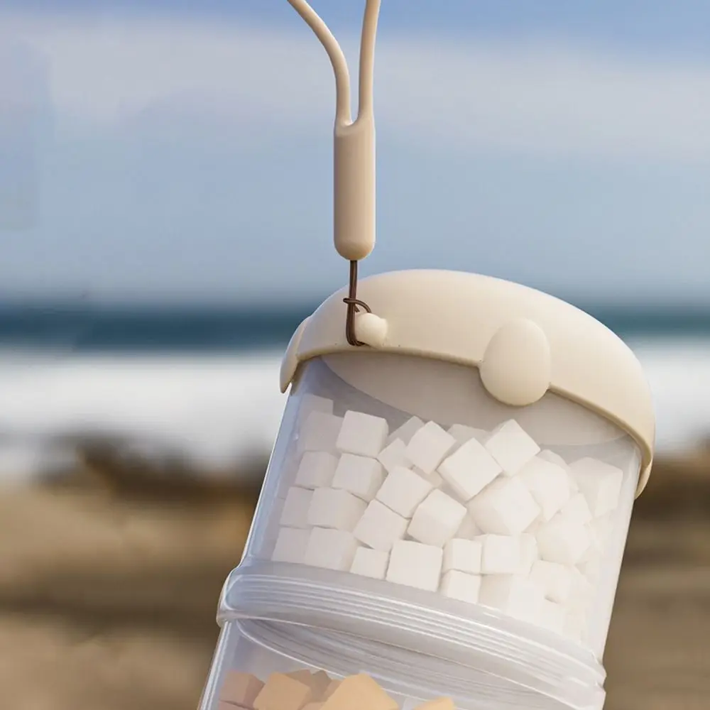 Convenient Plastic Multi-Layer Cat Food Box Moisture-Proof Cute Dog Snacks Storage Box Sealed Pet Food Packing Box Outdoor