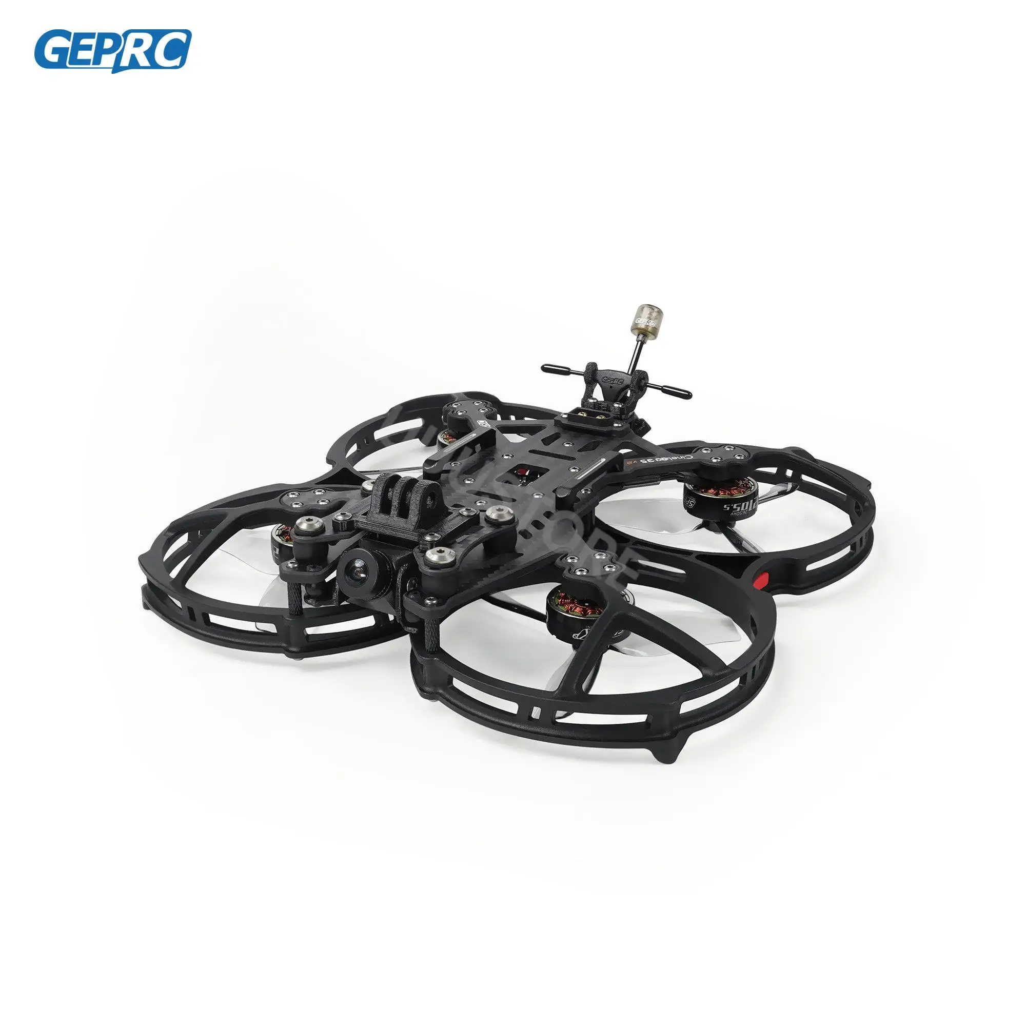 GEPRC Cinelog35 V2 3.5 inch Analog FPV Cinewhoop Drone F722-45A AIO V2 FC 2105.5 Motor 5.8Ghz VTX Caddx Ratel 2 RC Quadcopter