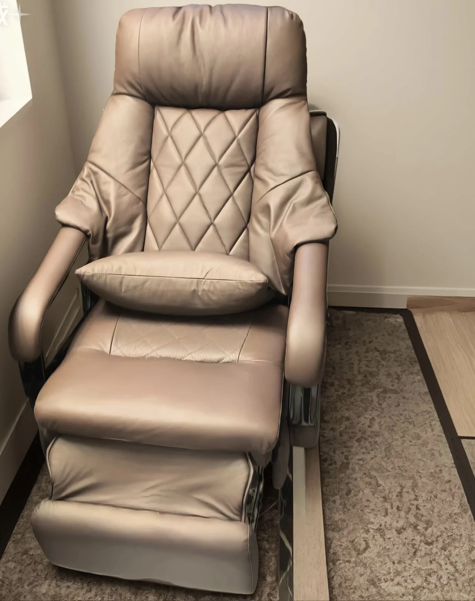 #Modern Light Leather Executive Office Chair Home Computer Chair Adjustable Reclining Ergonomic