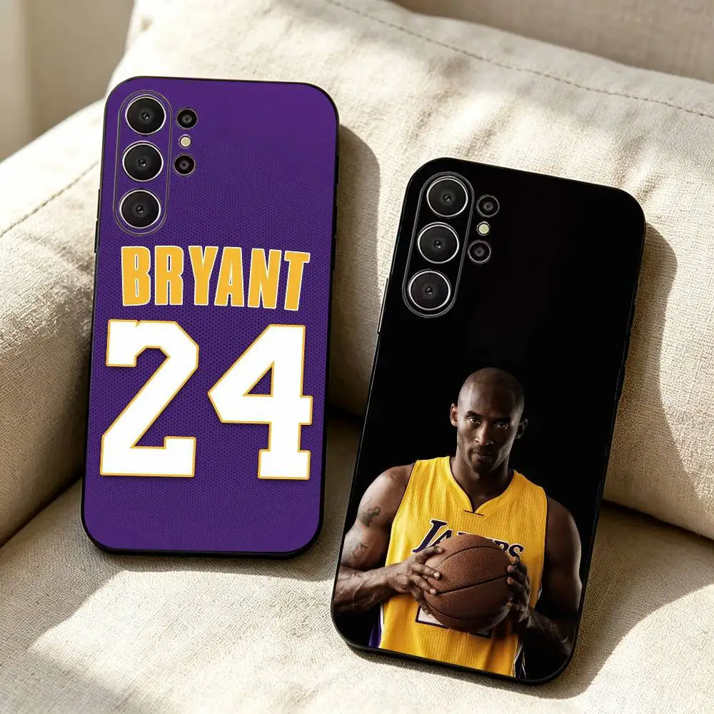 Forever-24K-Kobe- B-Bryant  Phone Case For Samsung S26,S24,S21,S22,Plus S23,S30,Ultra,S20,Fe,Black Soft Silicone