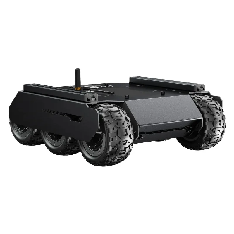 

Шестиколесный робот/мобильный транспорт на базе Raspberry Pi, гибкий и расширяемый внедорожный UGV 6x4, с удлинительными рельсами и дополнительным компьютером ESP32