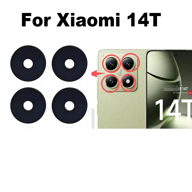 

For Xiaomi 14T 5G Back Camera Lens Rear Glass With Adhesive Sticker Replacement