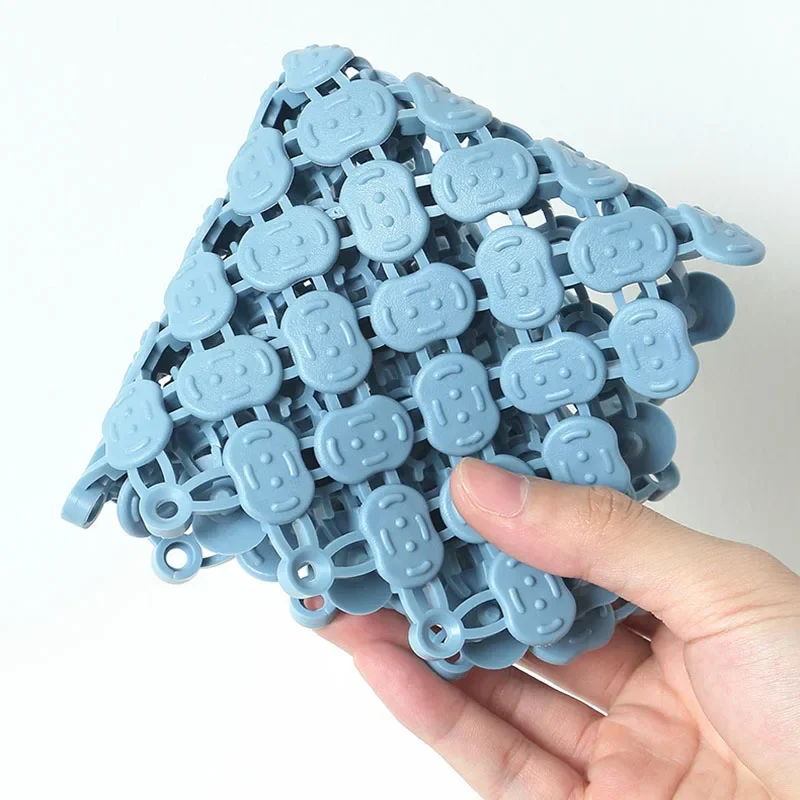 جديد TPE كامل الحمام الربط الكلمة حصيرة Diy بها بنفسك المنزل الحمام الاستحمام مقاوم للماء المضادة للانزلاق مسند القدم لينة وقابلة للطي قطع القدم البساط