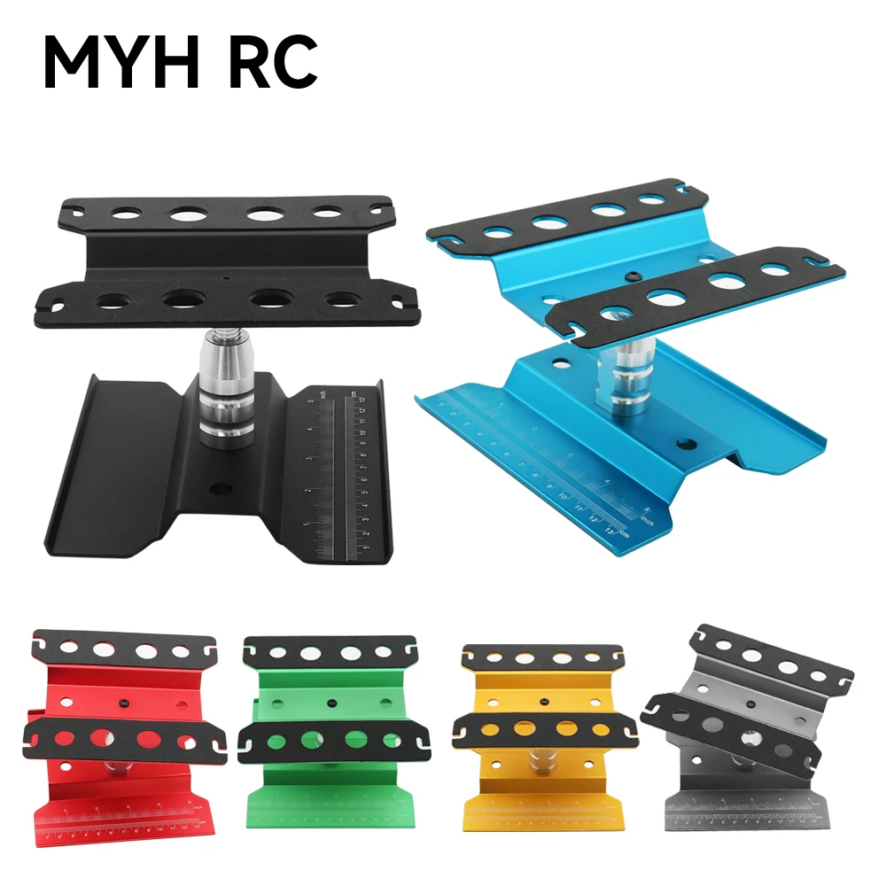 Adjustable Aluminum Alloy Dampers Shock Mount Multiple Angle Stand For 1/10 Axial SCX10 II Rock Crawler 90046 RC Car Parts