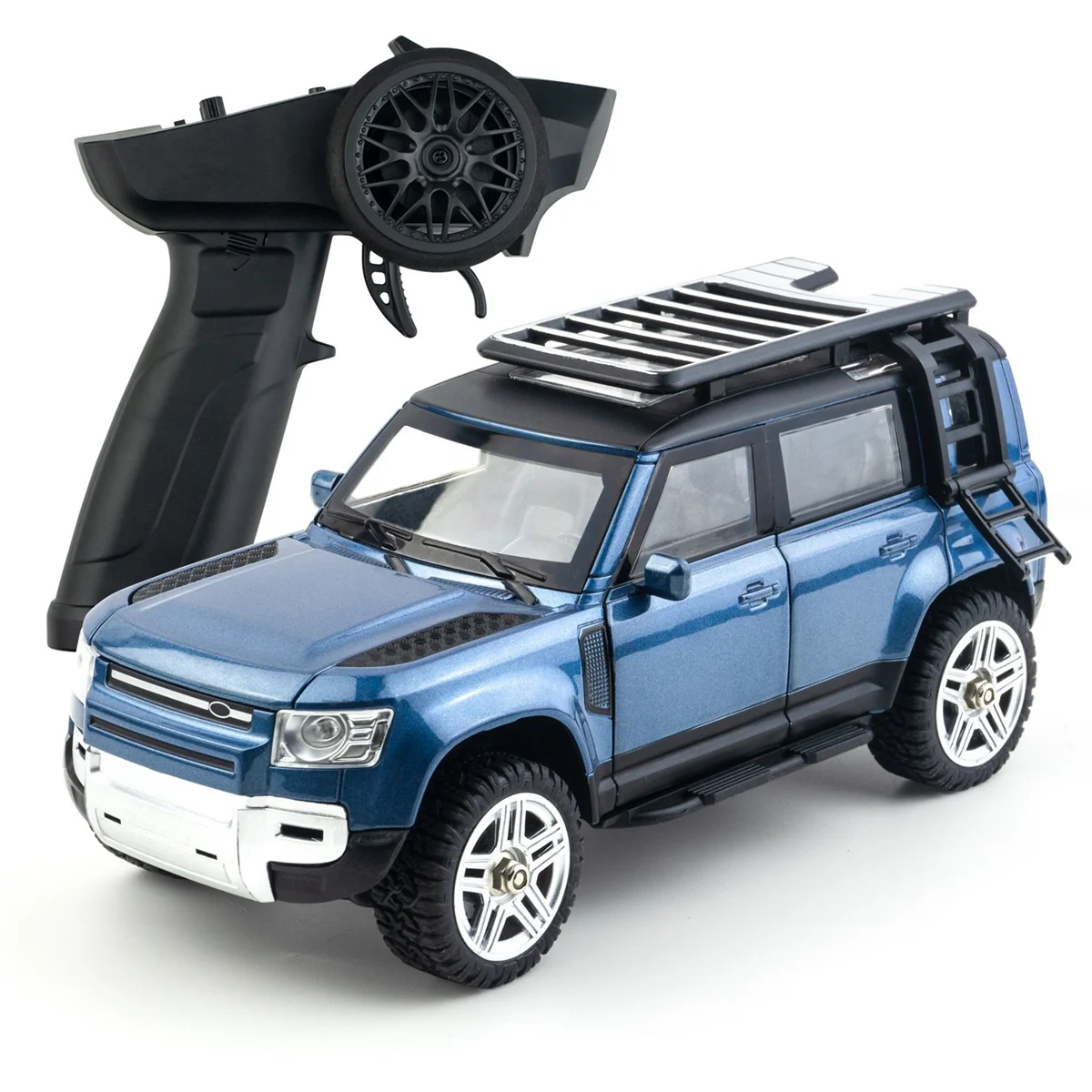 

1:24 SG2402 RC Car 2.4GHz Plastic Remote Control Vehicle All-Terrain LED Light Off-Road Truck Toy Blue