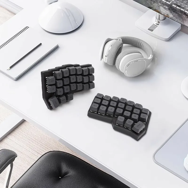 

WCORNE V4.1 Split Keyboard Csutom Hot Swap 2.4G Single-mode Mechanical Keyboard Kit DIY VIAL Split Keyboard Gamer Accessories