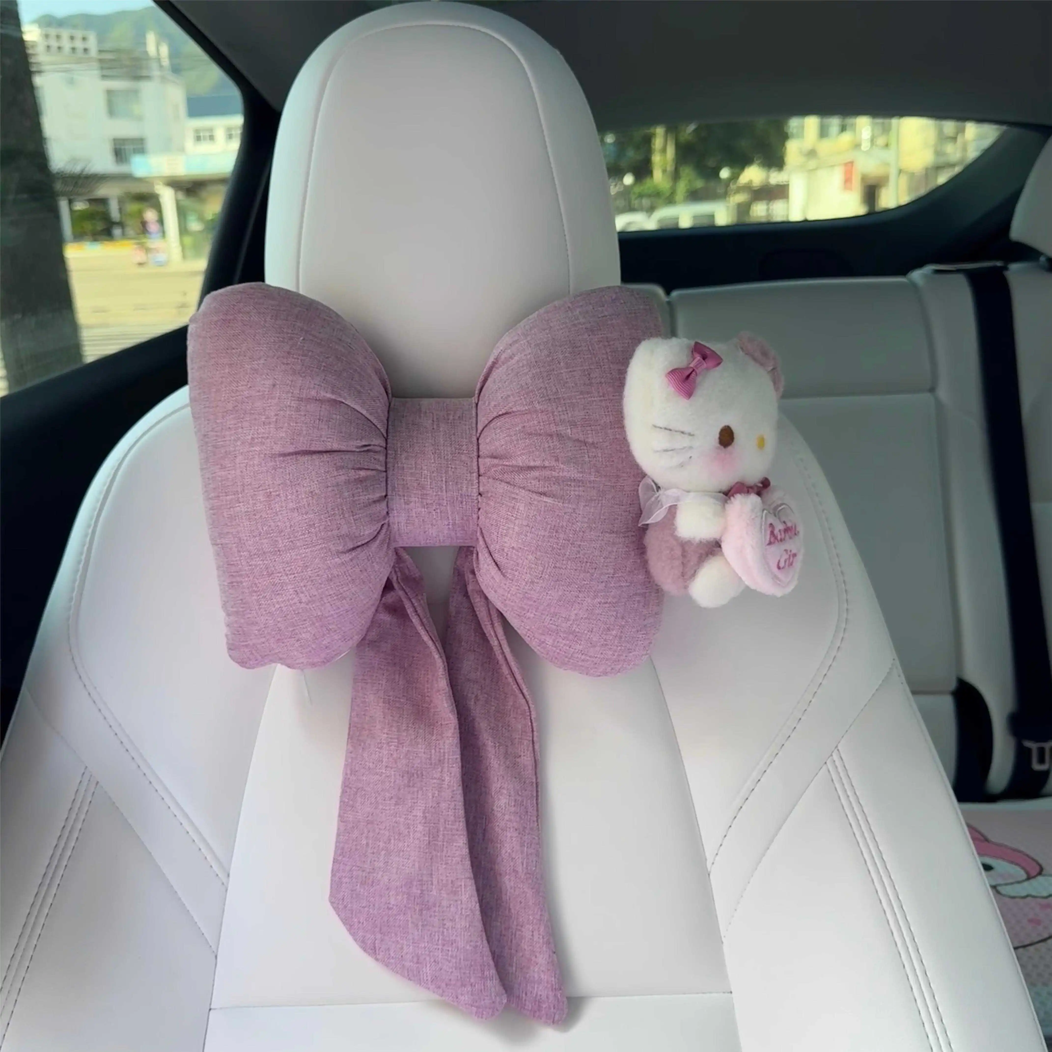 Sanrio Hello Kitty Animation Peripheral Cartoon   Creative Car Cushion Creative Cute Pillow Jewelry Gift Wholesale