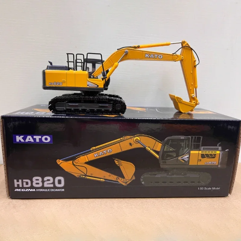 KATO Diecast Maßstab 1:50 HD820-7 Bagger Legierung Engineering Fahrzeug Modell Fertiges Produkt Simulation Spielzeug Statisches Modell