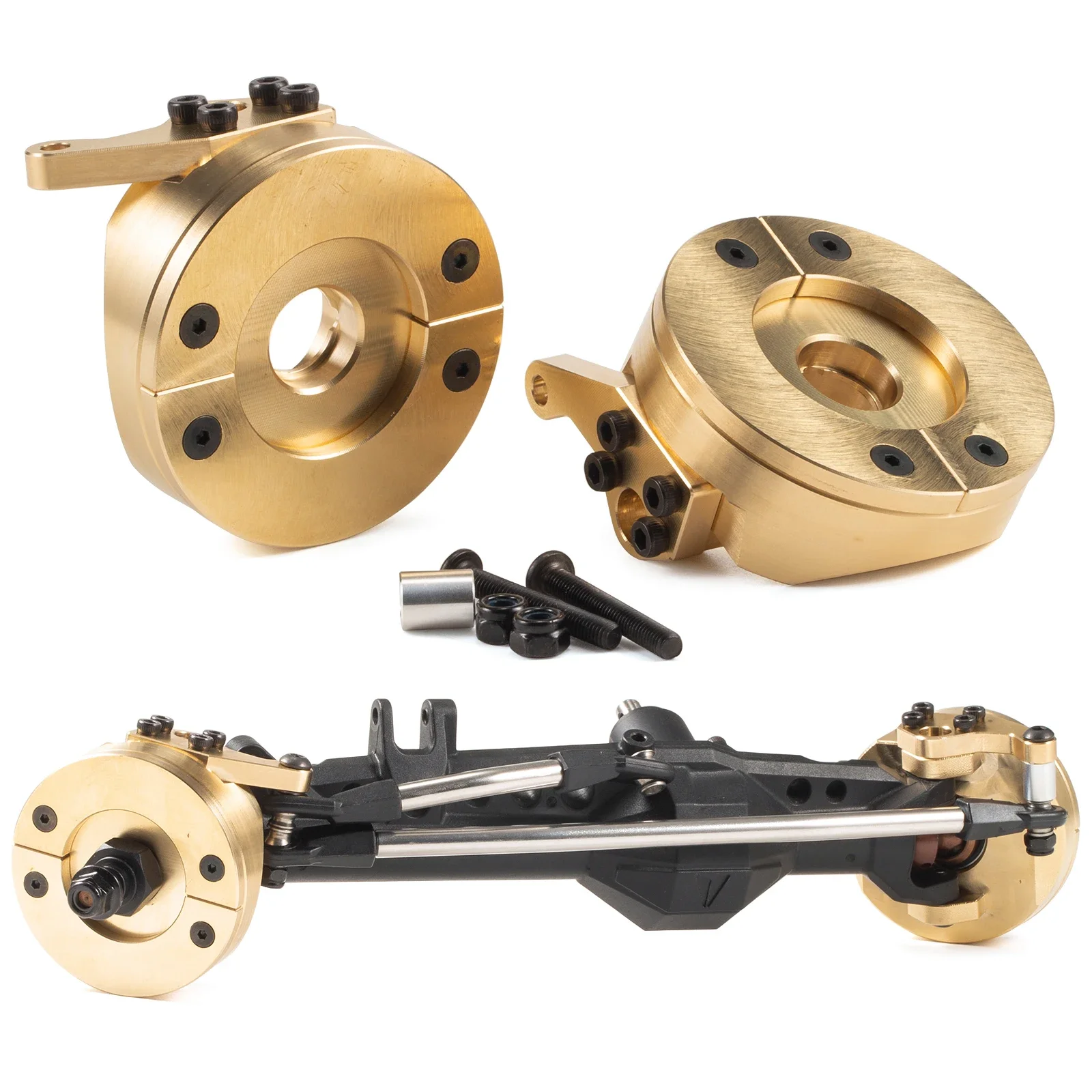 1/10 RC Crawler 313g Brass Steering Knuckle Weights for Vanquish F10 F10T D44 HD44 F9 RockJock VS4-10 Straight Axles