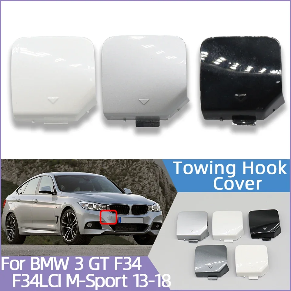 

Hauling Hook Shell Cap For BMW 3 GT Gran Turismo M-Sport Rear Bumper Towing Hook Lid Cover 2013-2019#51128061551 Painted