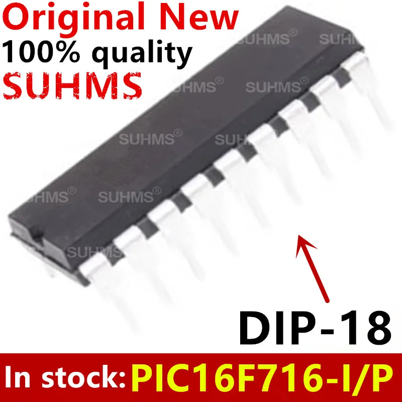 (10-50piece)100% New PIC16F716-I/P PIC16F716 DIP18