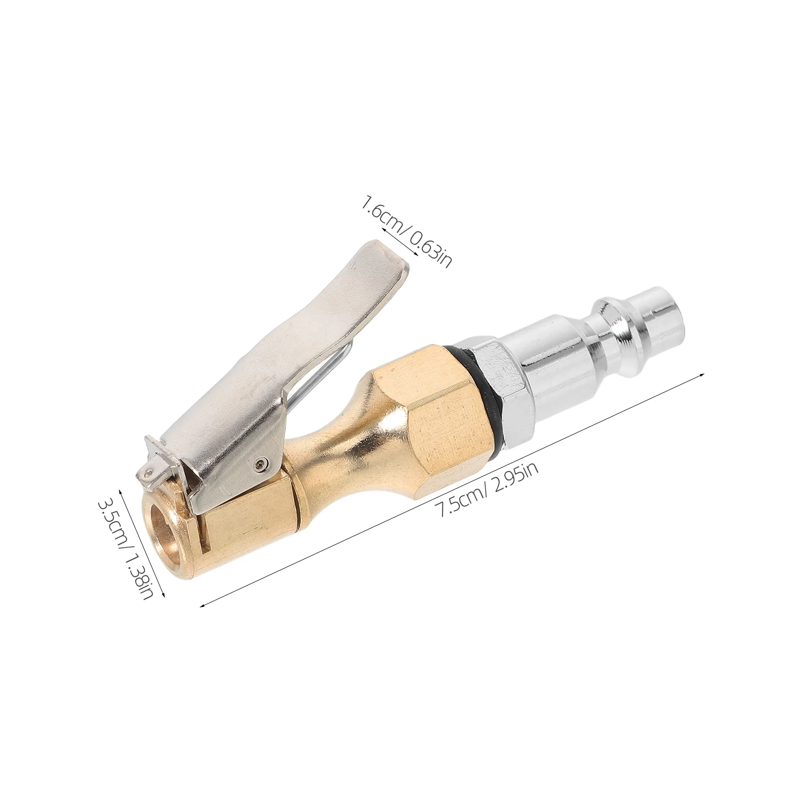 Quick Connect Inflatable Head American Threaded Air Nozzle Adapter Bicycles Tire Inflator