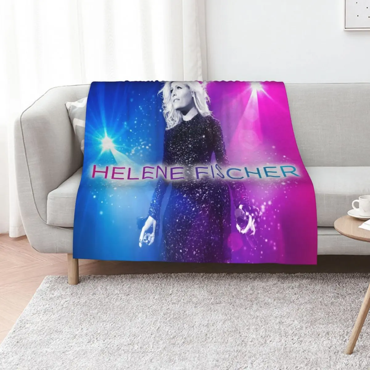 

Helene Fischer Throw Blanket halloween Furry Sleeping Bag Tourist Blankets