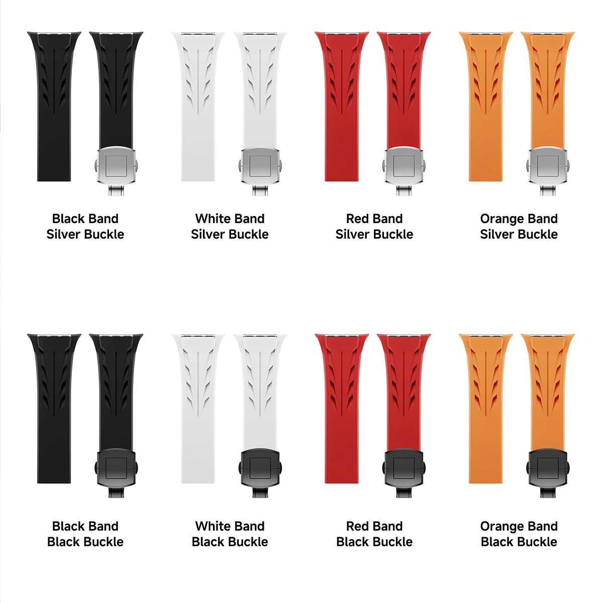 애플워치 울트라 실리콘 컷 투 사이즈 밴드 45mm 44mm 42mm 프리미엄 브레이슬릿 (아이워치 울트라 2 1 49mm 시리즈 9 8 7 SE 6 5 4 호환)