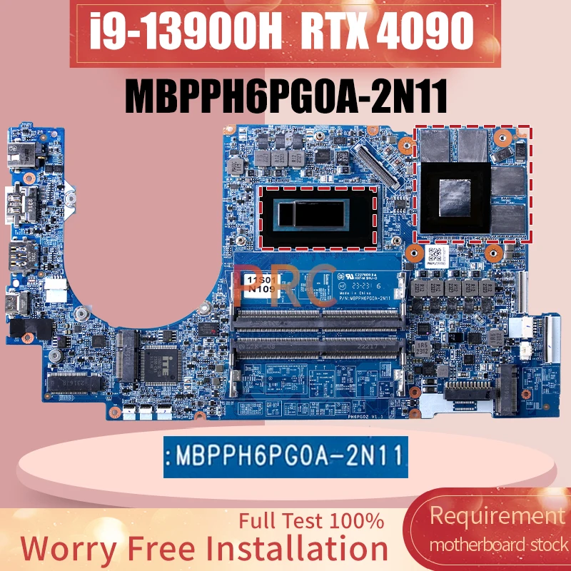 MBPPH6PG0A-2N11 Laptop Motherboard SRMJ4 i9-13900H GN21-X6-A1 RTX 4090 Notebook Mainboard