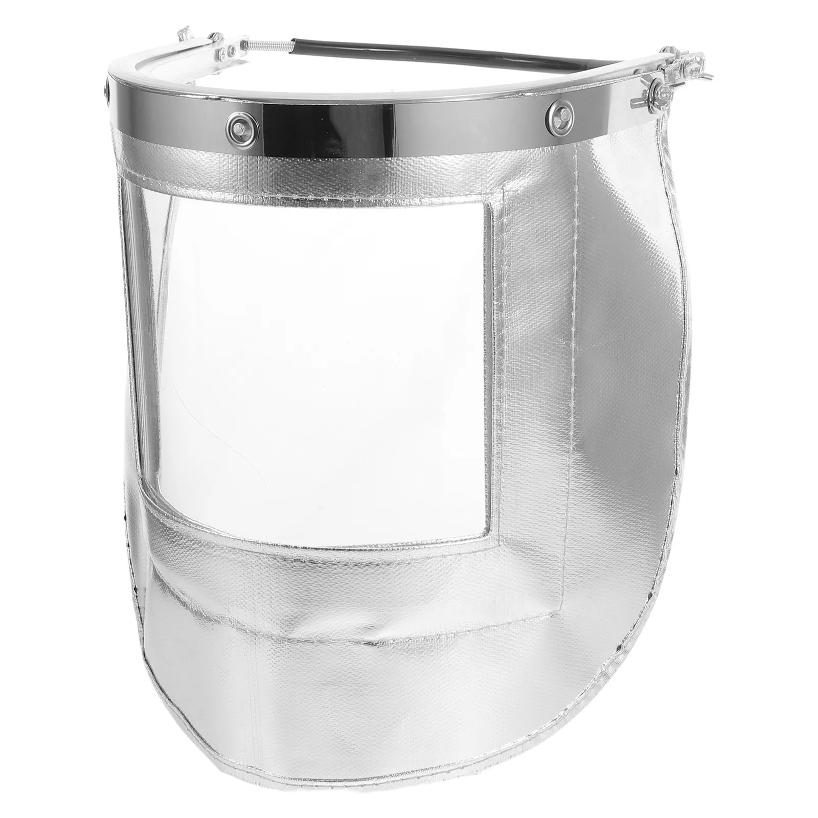 heat-proof-shield-clear-grinding-shield-high-temperature-resistant-aluminum-foil-full-face-protective-visor-for-industrial